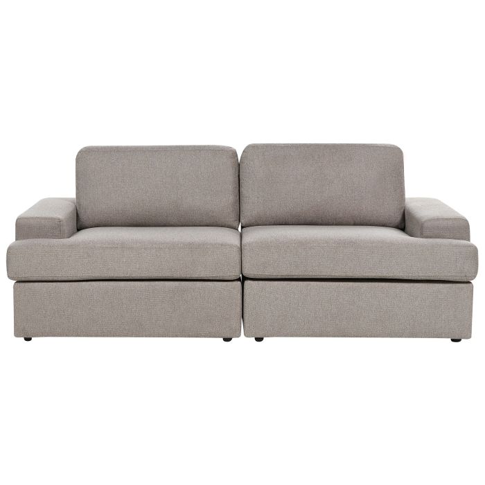 3 Seater Fabric Sofa Taupe ALLA