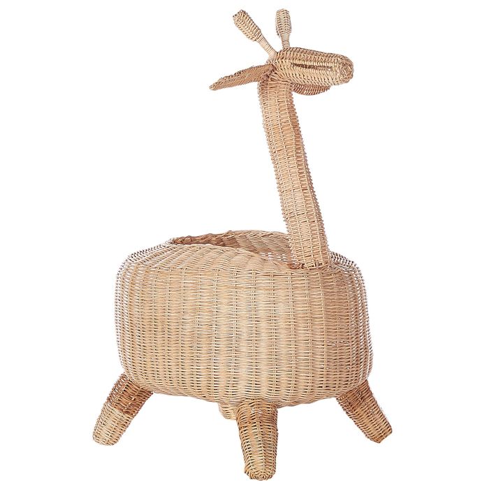 Rattan Giraffe Basket Light