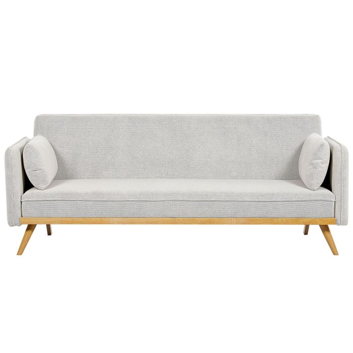 Fabric Sofa Bed Grey ASAA