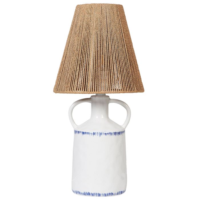 Ceramic Table Lamp White LARISSOS