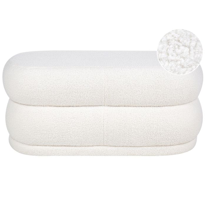 Boucle Bench White ELLENDALE