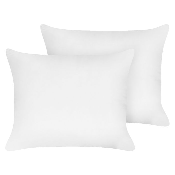Set of Polyester Bed High Profile Pillow 50 x 60 cm TRIGLAV