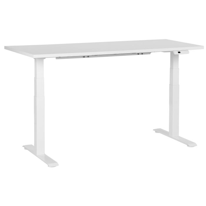 Electric Adjustable Standing Desk 160 x 72 cm White DESTINES