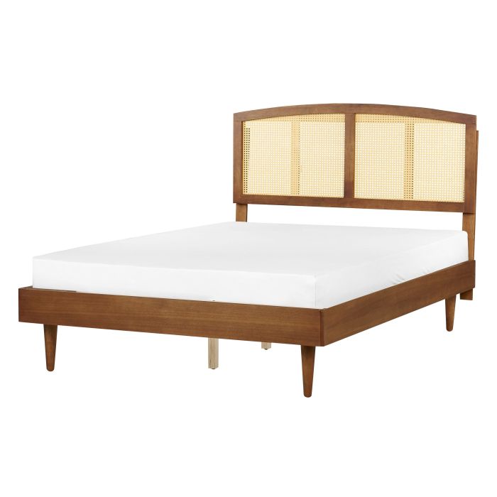 Wooden EU Double Size Bed Light VARZY