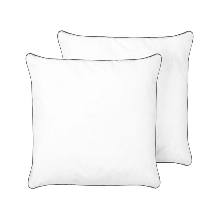 Set of 2 Microfibre Bed High Profile Pillow 80 x 80 cm PELISTER