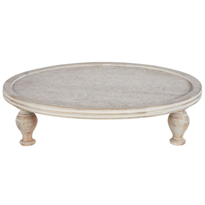 Mango Wood Cake Stand Light