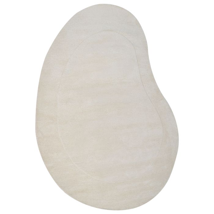 Viscose Area Rug 160x230cm Beige