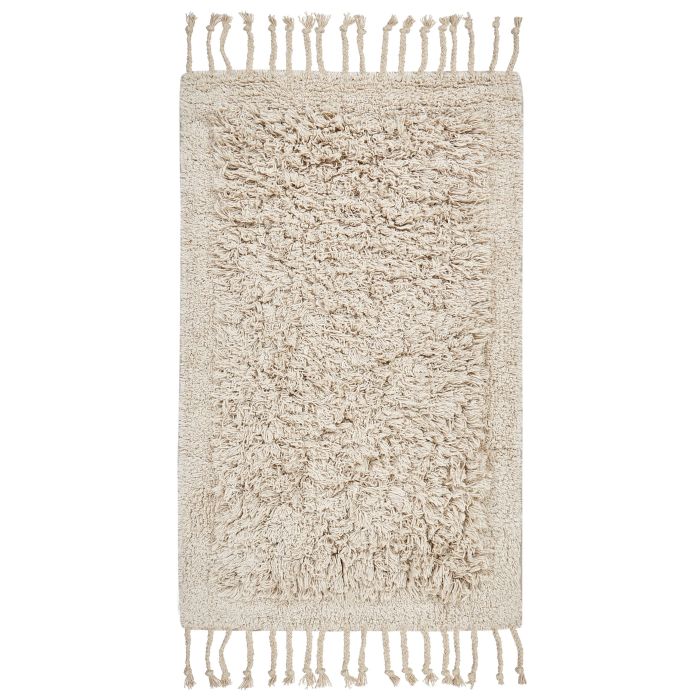 Cotton Bath Mat 50x80cm Beige