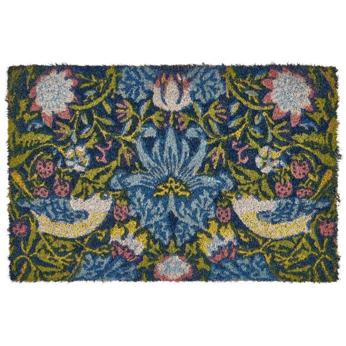 Coir Doormat Floral Pattern Multicolour SAKESAR