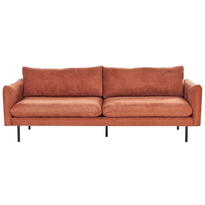 Fabric 3 Seater Sofa Golden Brown VINTERBRO