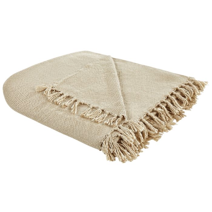 Blanket 200 x 220 cm Beige CHAOHANI