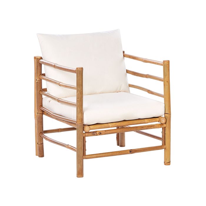 Bamboo Garden Armchair Off-White CERRETO