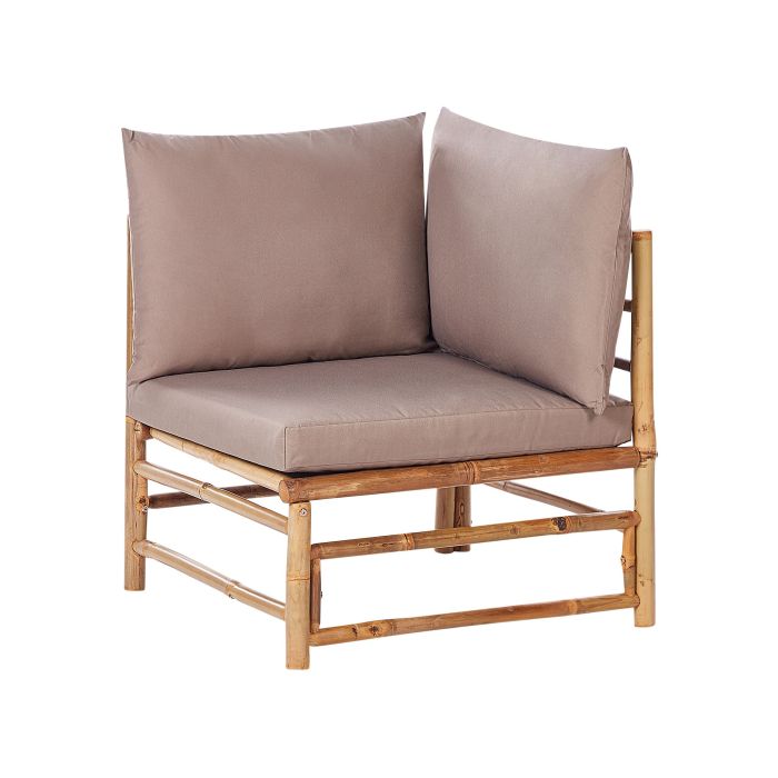 Bamboo Garden Corner Section Taupe CERRETO