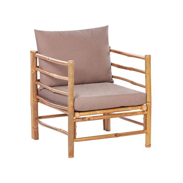 Bamboo Garden Armchair Taupe CERRETO