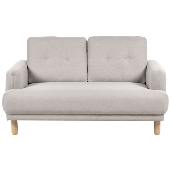 2 Seater Fabric Sofa Taupe TUVE