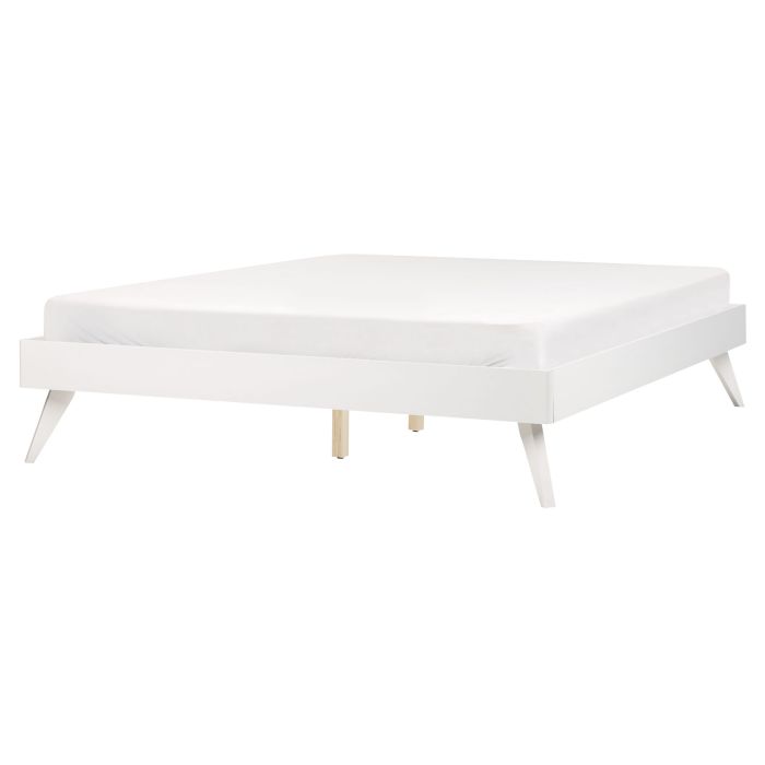 EU King Size Bed White BERRIC