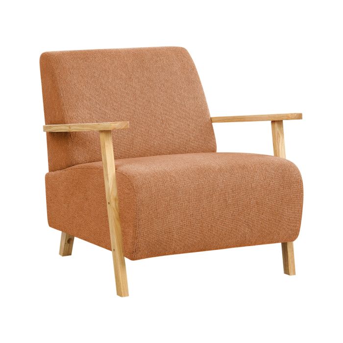 Fabric Armchair Orange LESJA