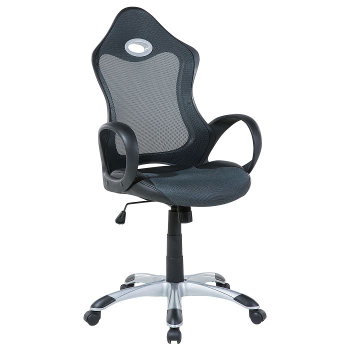 Swivel Office Chair Grey and Green iCHAIR
