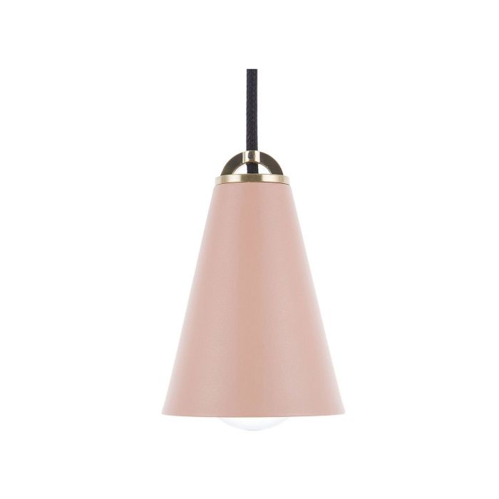 Metal Pendant Lamp Pink CARES