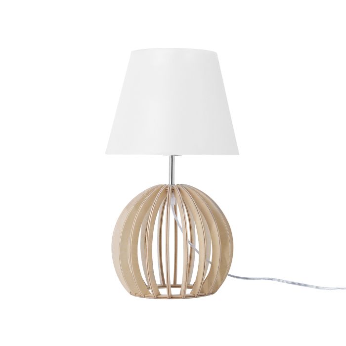 Wooden Table Lamp White SAMO
