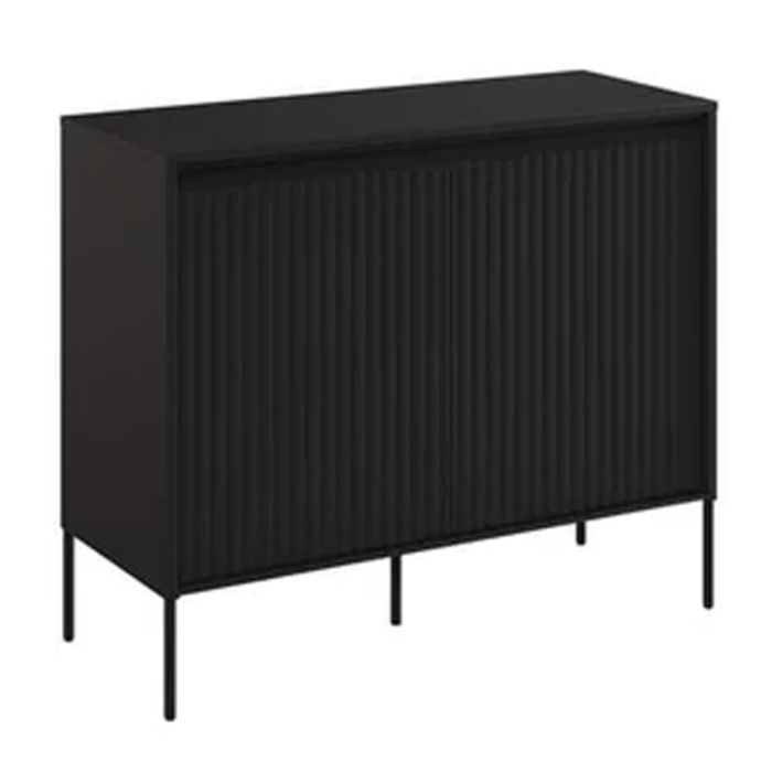 TRADESSA Sideboard Cabinet 98cm - Black Matt