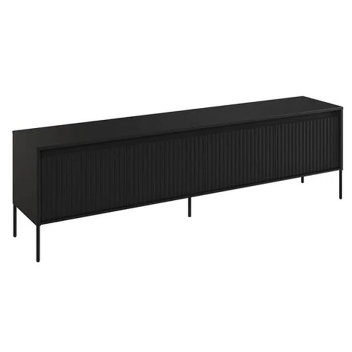 TRADESSA TV Unit 193cm - Black Matt
