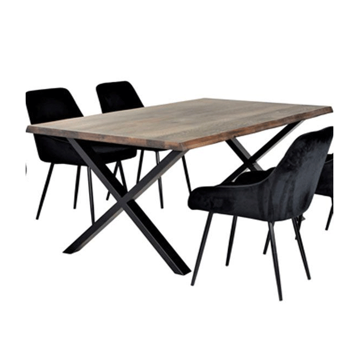 Mariposa Large Solid Oak Table - Smoked Oil