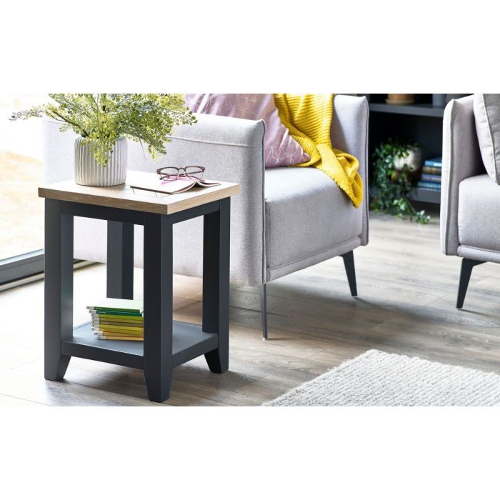 Bordeaux Lamp Table - Dark Grey