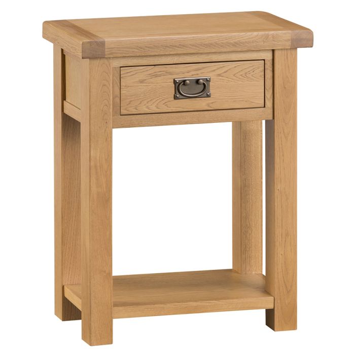 Classic Telephone Table - Medium Oak Finish