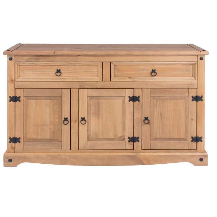 Corona 3-Door 2-Drawer Medium Sideboard - Pine
