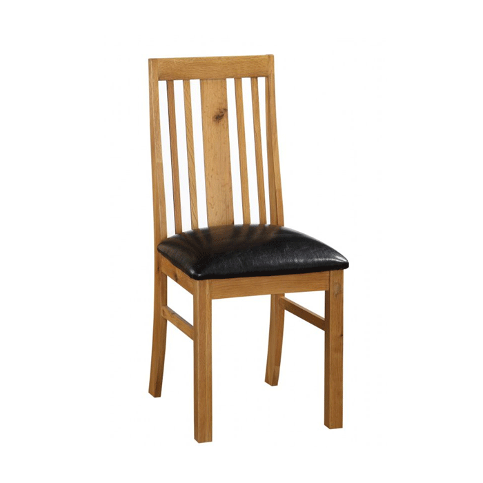 Eden Solid Oak Dining Chairs - Set of 2