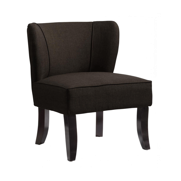 Dorchester Luxurious Brown Fabric Chairs - Set of 2
