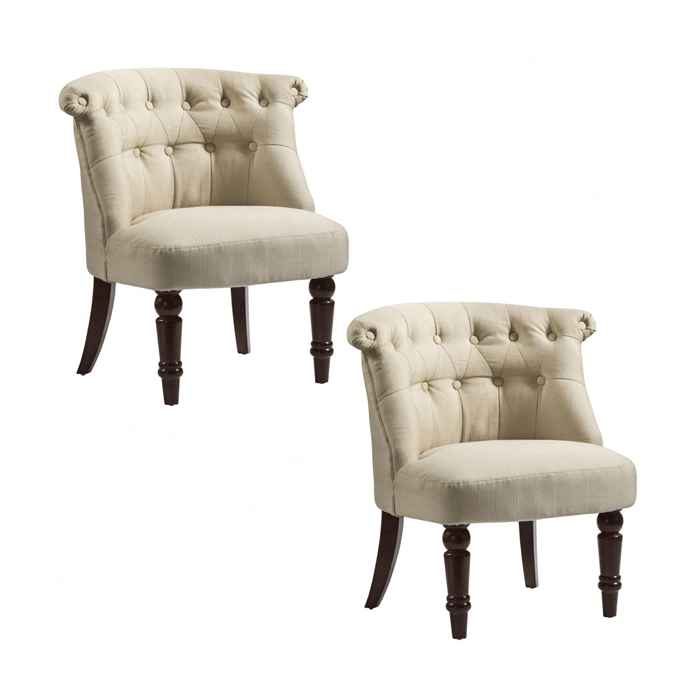 Crediton Fabric Armchair 2pc - Beige