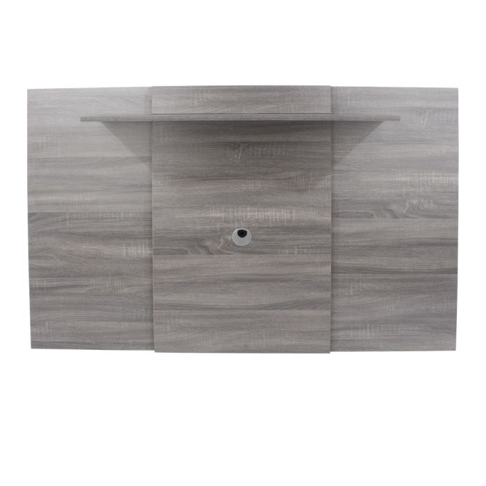 Wall Mounted Extendable TV Unit - Grey Oak Effect