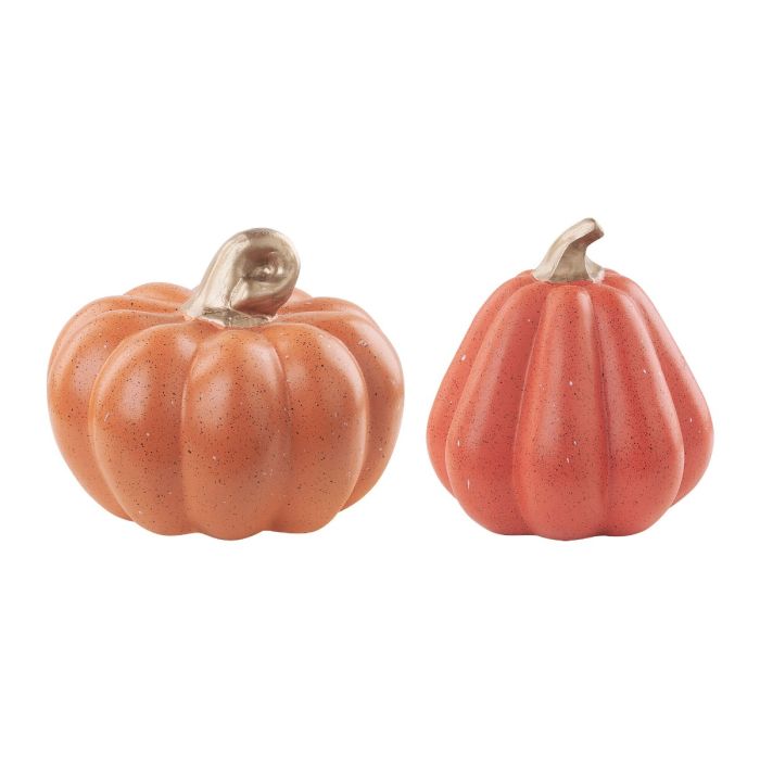 Set of 2 Polyresin Spooky Figurine - Orange