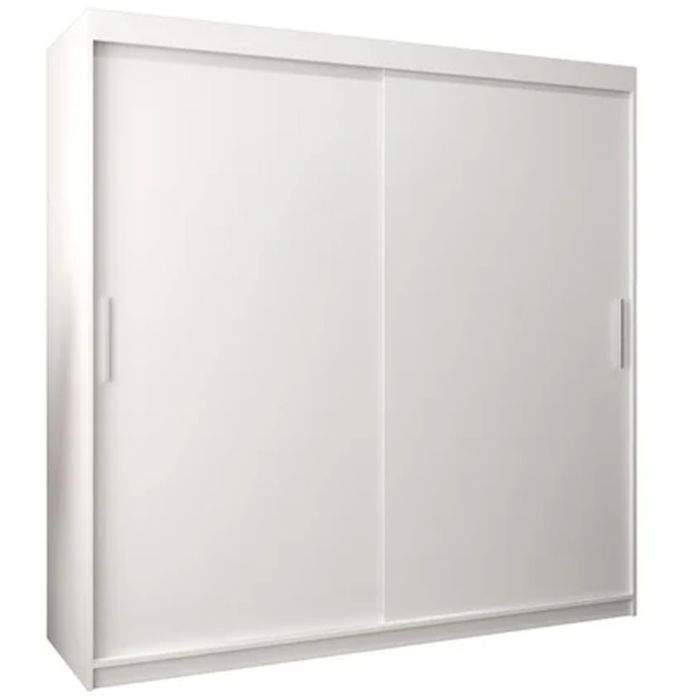 TIVERTON 2 Door Sliding Wardrobe White - 200cm