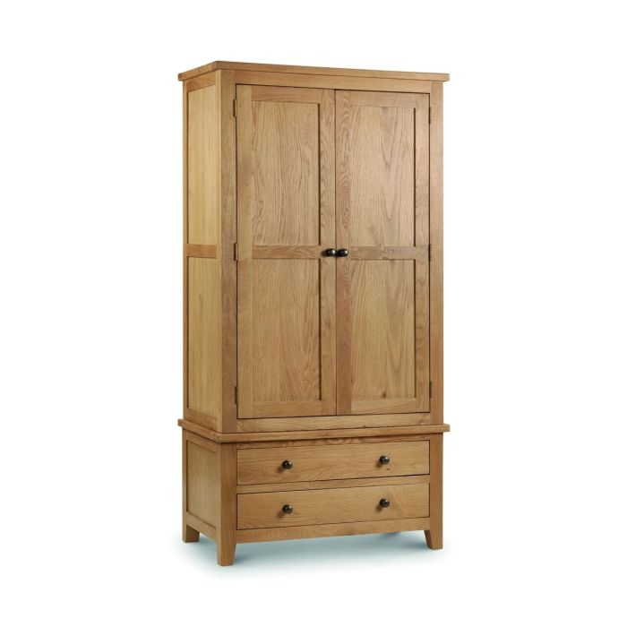 Marlborough Oak 2 Door Combination Wardrobe