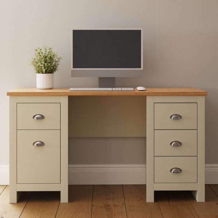 Lancaster Study Desk Cream