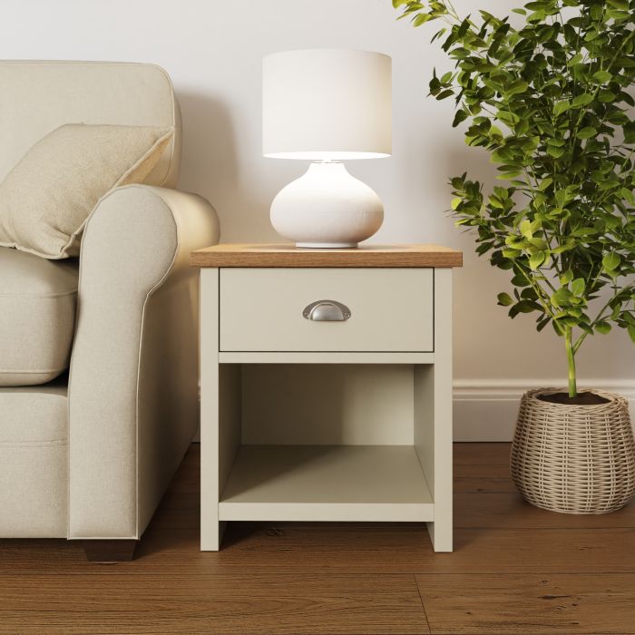Lancaster Lamp Table Cream