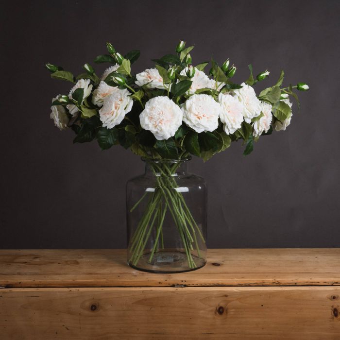 Garden Rose Spray - White