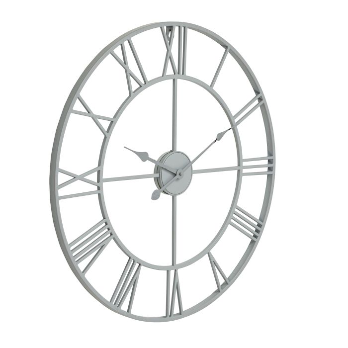 Skeleton Wall Clock - Grey