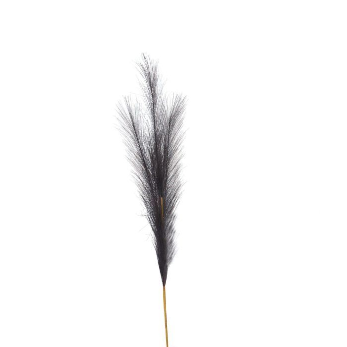 Faux Pampas Grass Stem - Grey