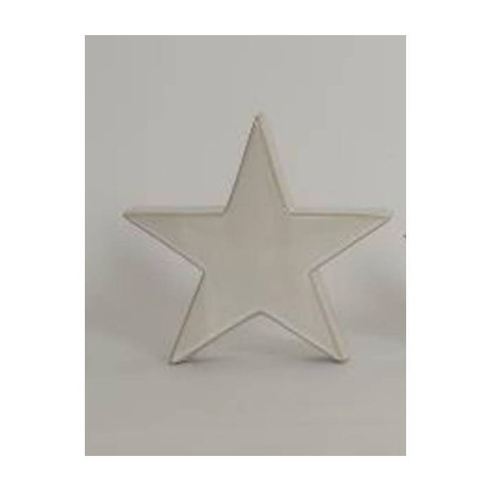 Ceramic Standing Star Decoration - Large
