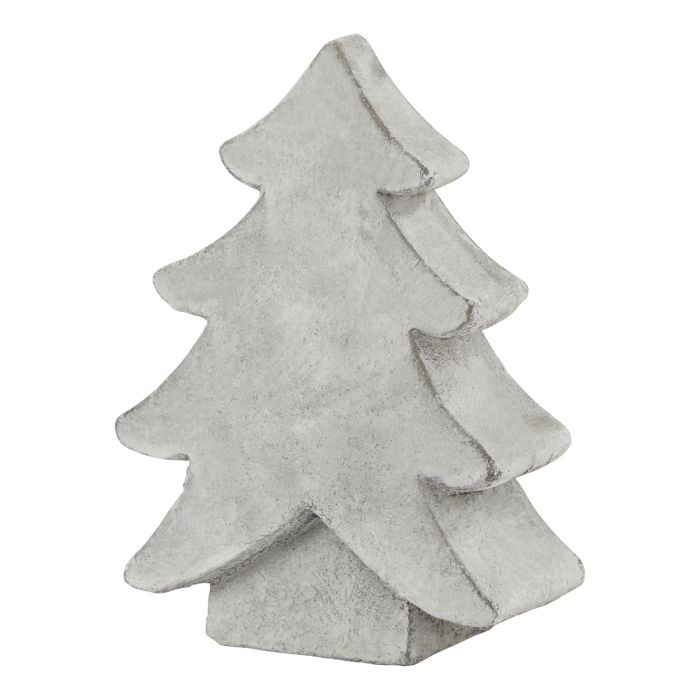 Stone Effect Small Christmas Tree - White