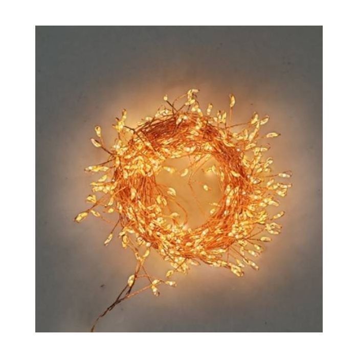 7M Plug In LED Cluster Micro Light - Warm White
