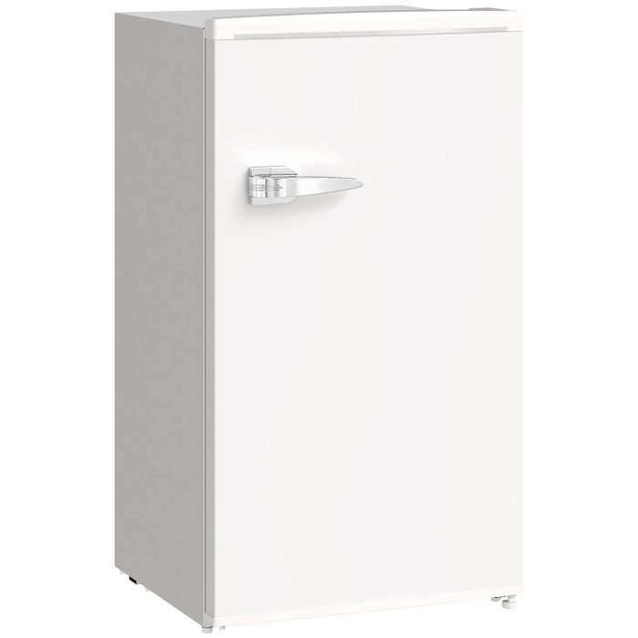 HERON Under Counter Fridge Small Retro Refrigerator White