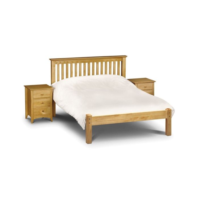 Barcelona White or Pine LFE Bed Frame-Kingsize 5ft - Antique Pine