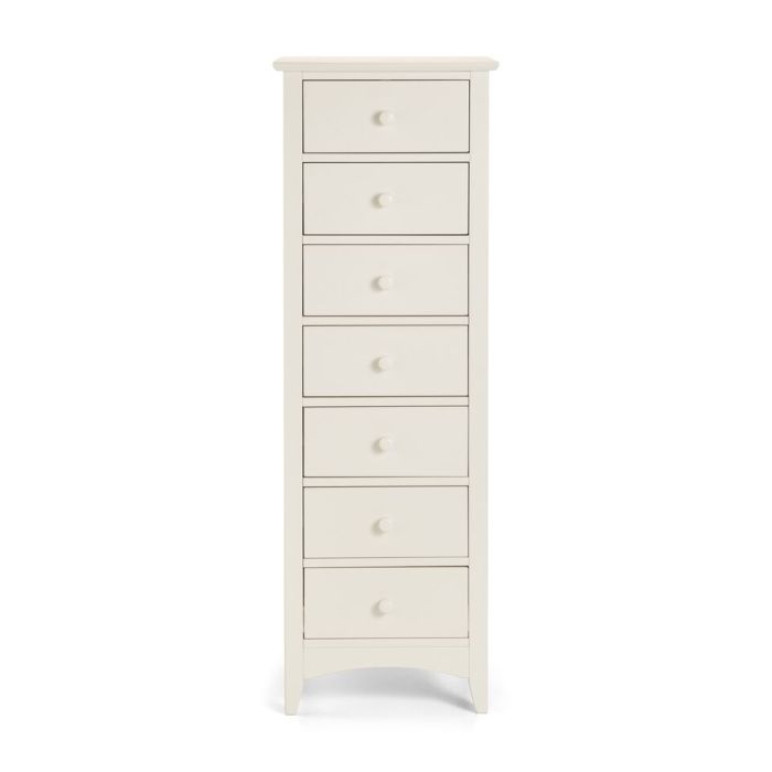 Cream Chest of Drawers - CAMDEN Tallboy Large Chest 7 Drawers