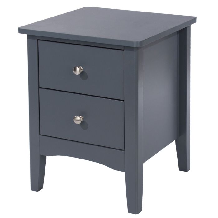 Como 2 Petite Drawer Bedside Cabinet - Blue