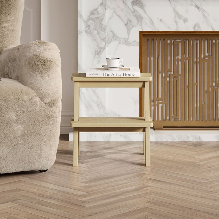 ADREN Pine Side Table - Grey Wash